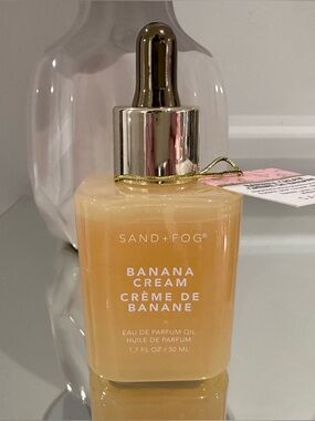 Banana Cream 50 ml Perfume Oil Dropper Sand + Fog Authentic NWT